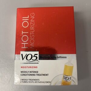 VO5 Hot Oil Moisturizing Weekly Intense Conditioning Treatment 2 Tubes